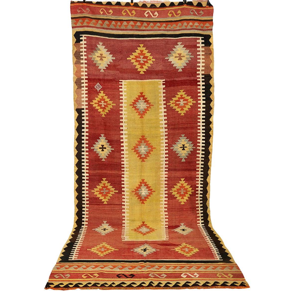 Vintage Anatolian Kilim   162x375 cm .