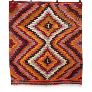 Vintage Anatolian Kilim   144x169 cm .